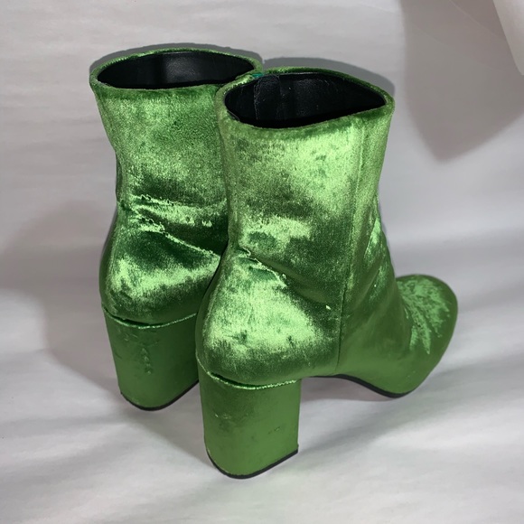 balenciaga green boots